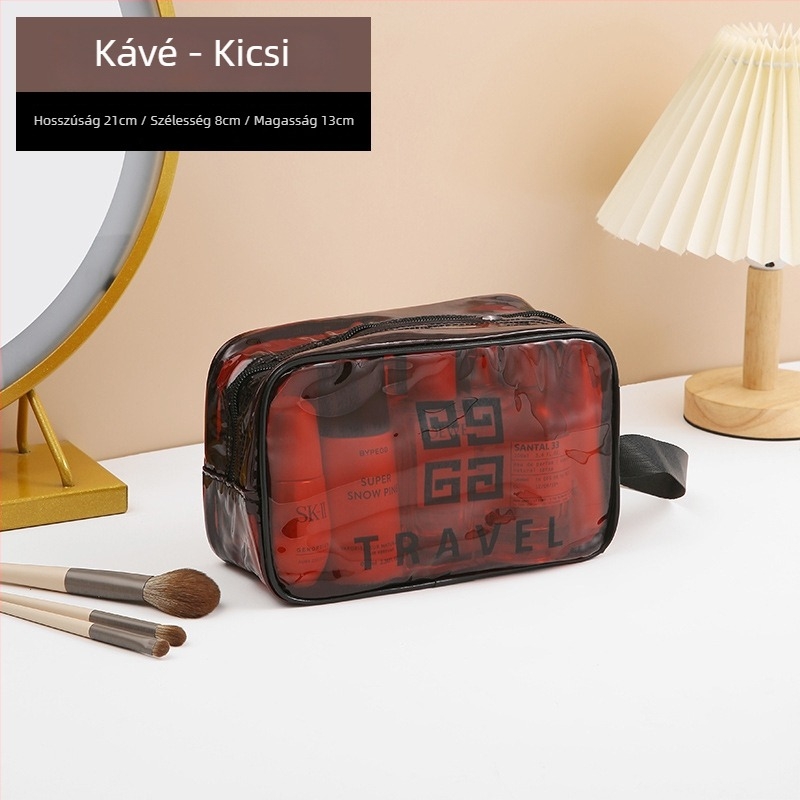 Kozmetikai táska P3959, PU anyag, vízálló, formája kézitáska, stílus modern és minimalist