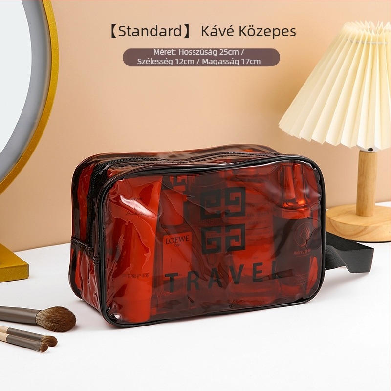 Kozmetikai táska P3959, PU anyag, vízálló, formája kézitáska, stílus modern és minimalist