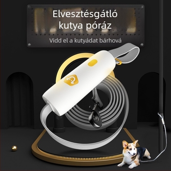 Nylon fényvisszaverő kutyalánc kis- és közepes méretű kutyáknak, törésálló, sétára használható