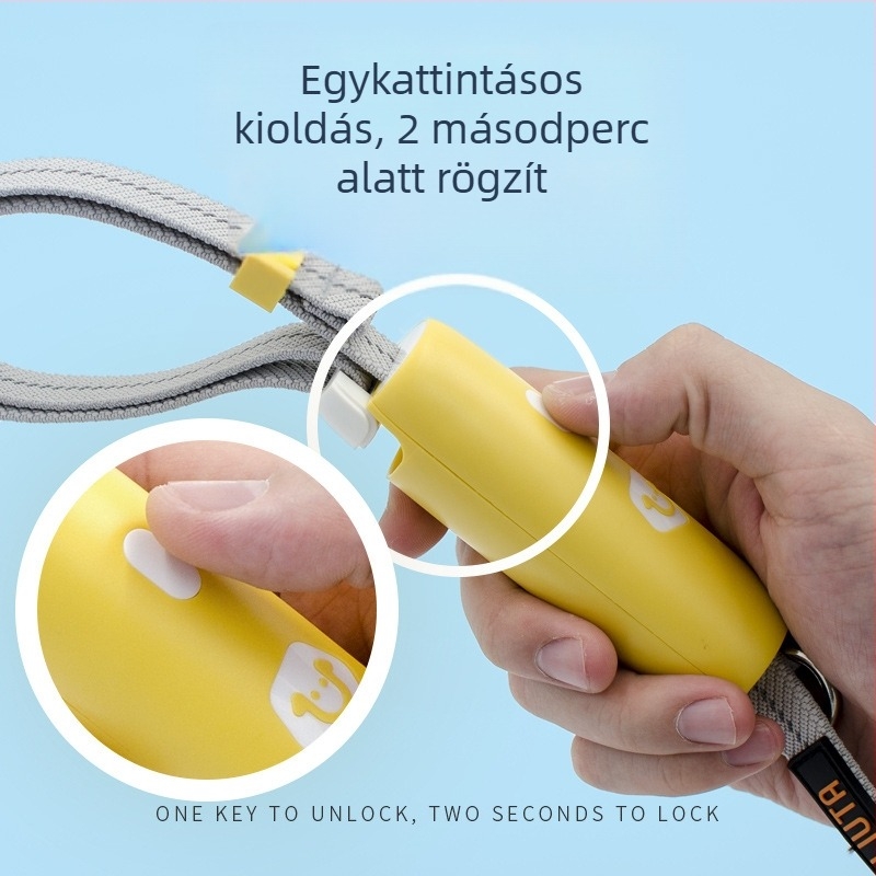 Nylon fényvisszaverő kutyalánc kis- és közepes méretű kutyáknak, törésálló, sétára használható