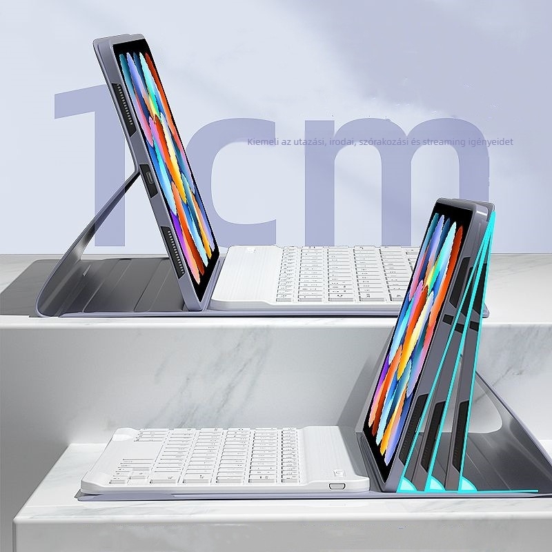 Vezeték nélküli Bluetooth billentyűzet védőbőr tokkal és egérrel a Redmi Pad SE-hez; Bluetooth kapcsolat; kábelhossz 0,3 m; súly 0,82 kg