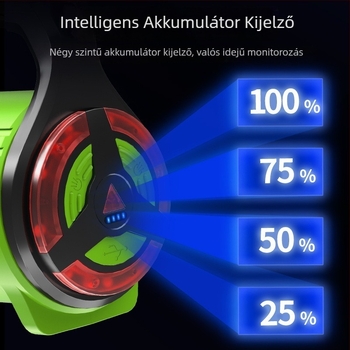 Hengyu 881 hordozható LED zseblámpa, ABS ház, 30W, 9600mAh, újratölthető, hatótávolság ≥500 m