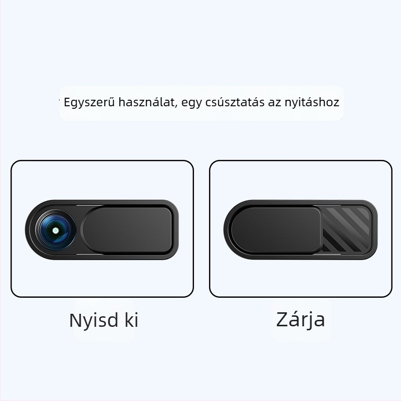 Kamera objektív védőfedél – adatvédelmi tolófedél mobiltelefonokra és táblagépekre