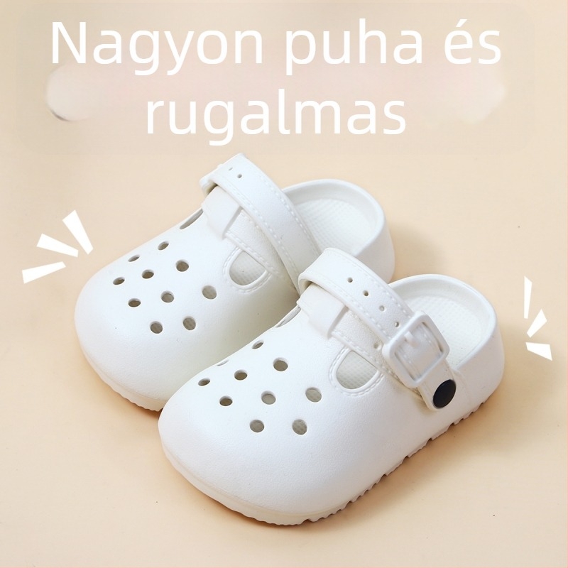 Gyerek EVA szandál cartoon dizájnnal, uniszex, nyár 2025, EVA anyag, csúszásmentes talp