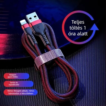 Kofi show USB-C töltőkábel – gyors töltés, alumíniumötvözet burkolat, 100W max teljesítmény, Type-C interfész, egyetlen csatlakozó