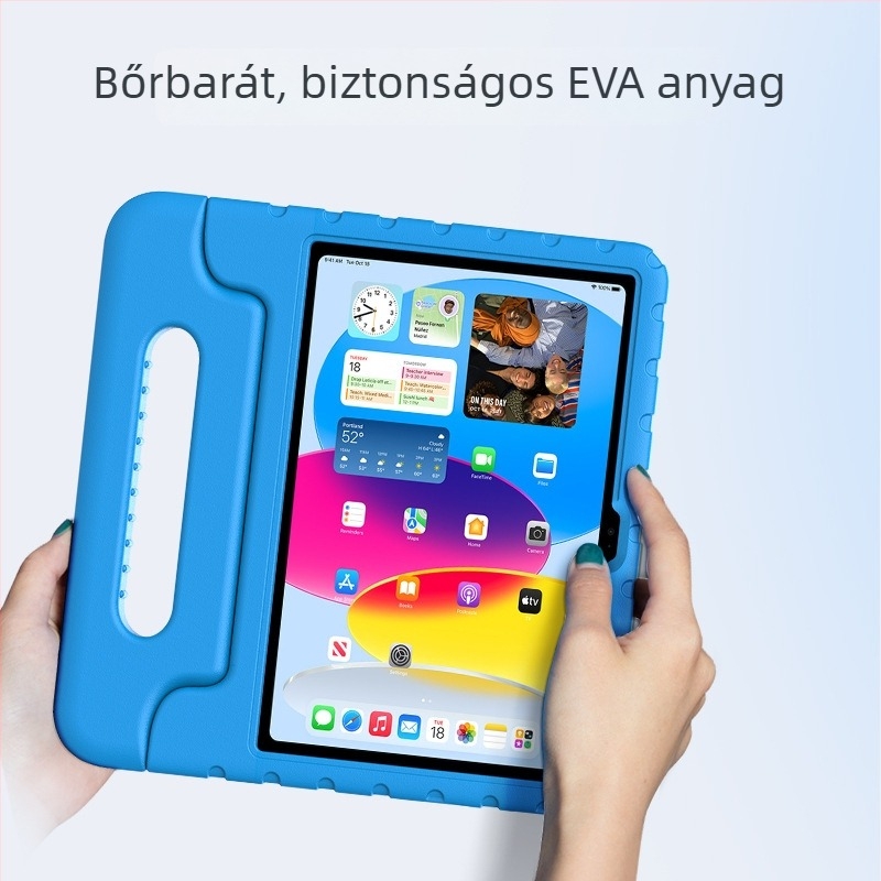 EVA ütésálló védőtok iPad A16, 11 hüvelykes tabletához, gyerekbarát kialakítás, kompatibilis az iPad 10. generációval