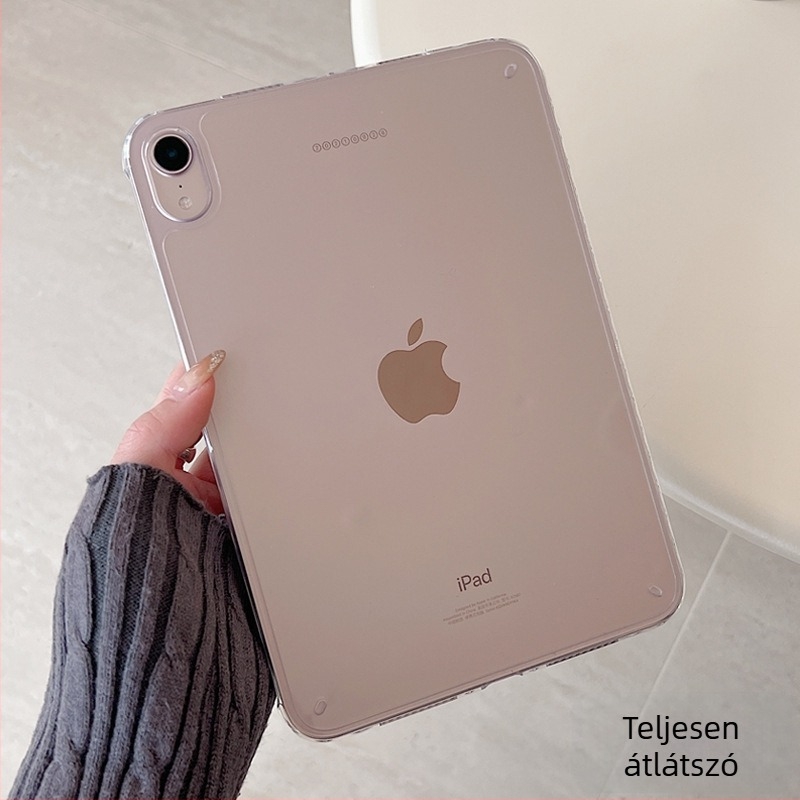 Átlátszó teljes körű védőtok iPad Pro 11-hez, tollhely nélkül, ütésálló, hőelvezetés