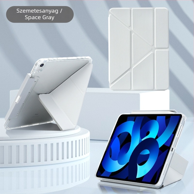 Mesterséges bőr iPad Air tok — művészi dizájn, ütésálló, mágneses zár, kopásálló