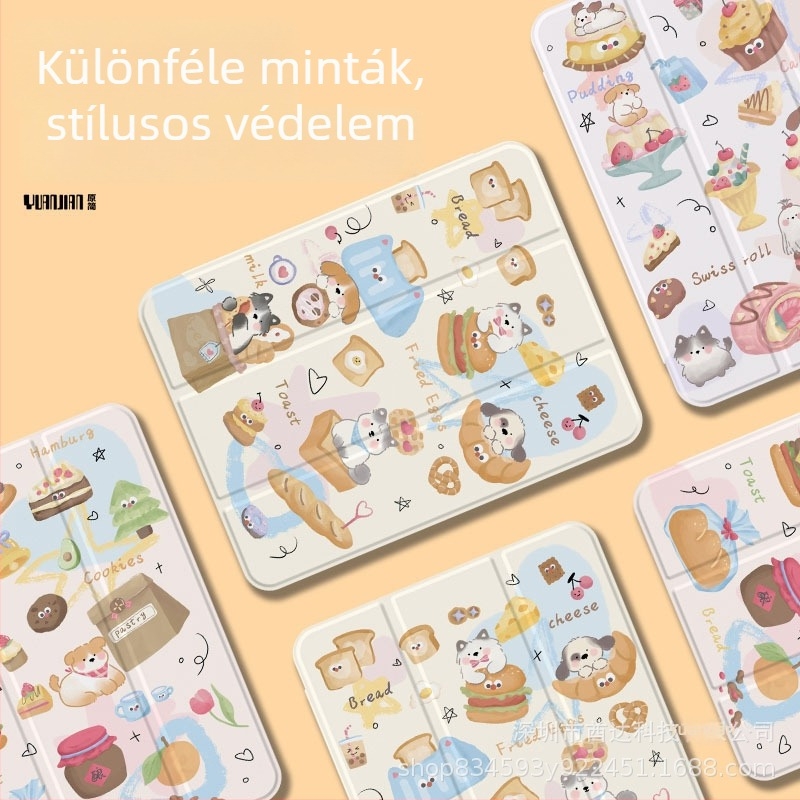 Hajlítás elleni akril iPad védőtok Air 7-hez, 11 hüvelykes modell, 2023/24