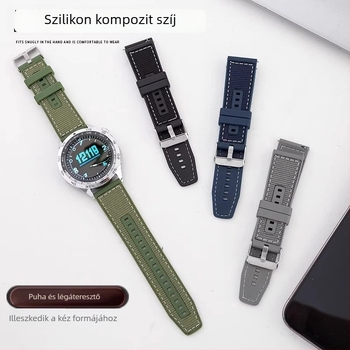 Huawei GT4-kompozit, szőtt szilikon-nailon gyorskioldó óraszíj Watch4Pro Sport GT3Pro 46mm, férfiak számára