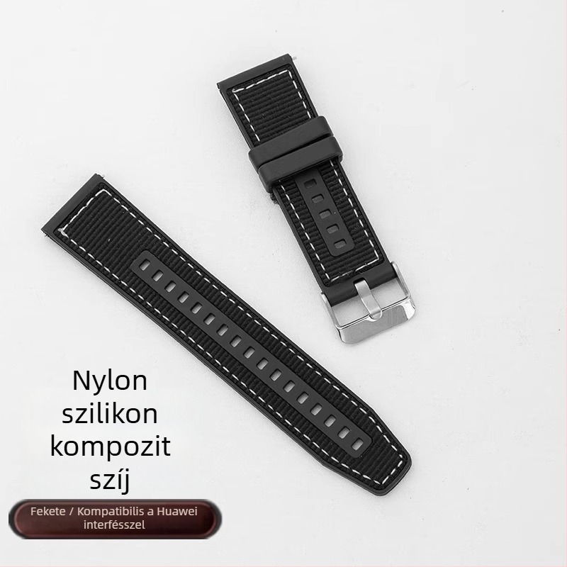 Huawei GT4-kompozit, szőtt szilikon-nailon gyorskioldó óraszíj Watch4Pro Sport GT3Pro 46mm, férfiak számára