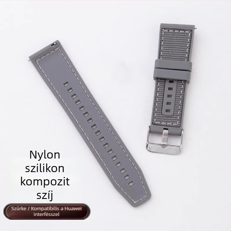Huawei GT4-kompozit, szőtt szilikon-nailon gyorskioldó óraszíj Watch4Pro Sport GT3Pro 46mm, férfiak számára