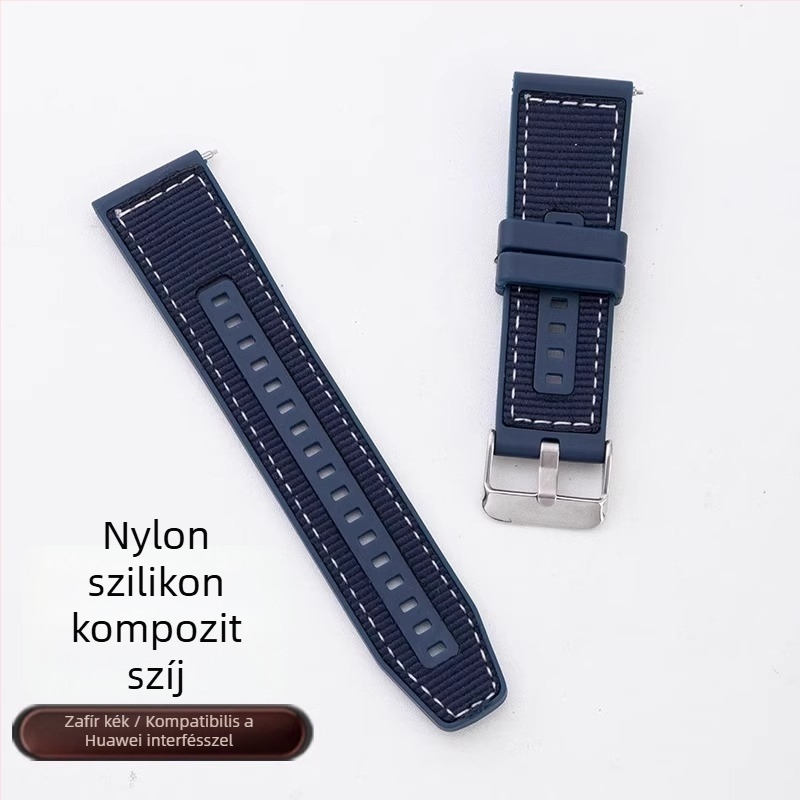 Huawei GT4-kompozit, szőtt szilikon-nailon gyorskioldó óraszíj Watch4Pro Sport GT3Pro 46mm, férfiak számára