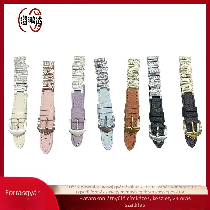 Szabálytalan patchwork bőr óraszíj Huawei GT5/GT6, Watch4/3 Pro, Fit3