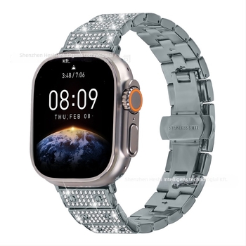 Fém szíj Apple Watch Ultra 2-höz, 20 mm szélesség, 65 g, 2022-ben megjelent