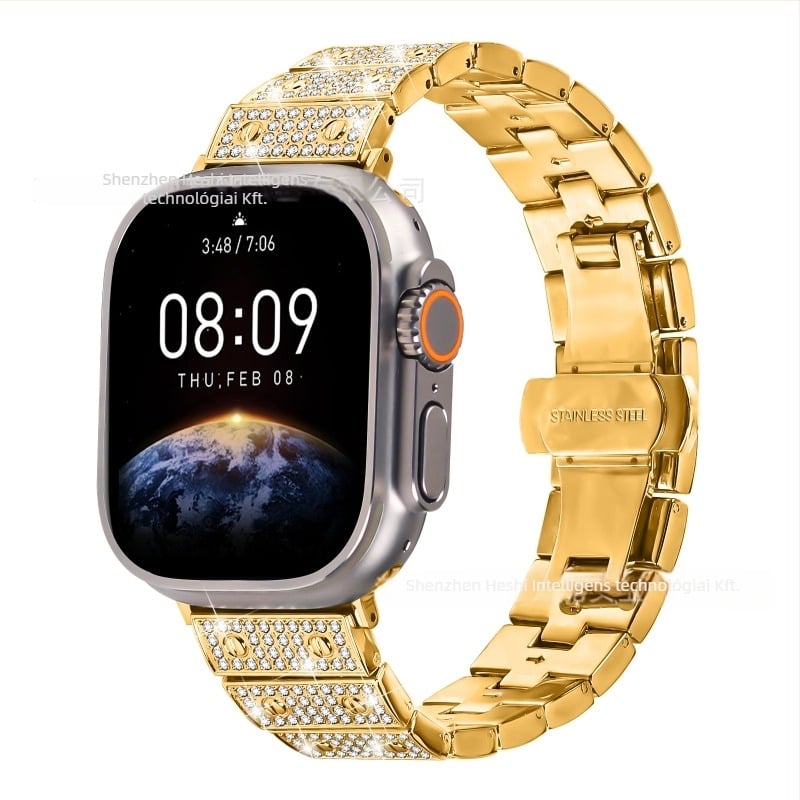 Fém szíj Apple Watch Ultra 2-höz, 20 mm szélesség, 65 g, 2022-ben megjelent