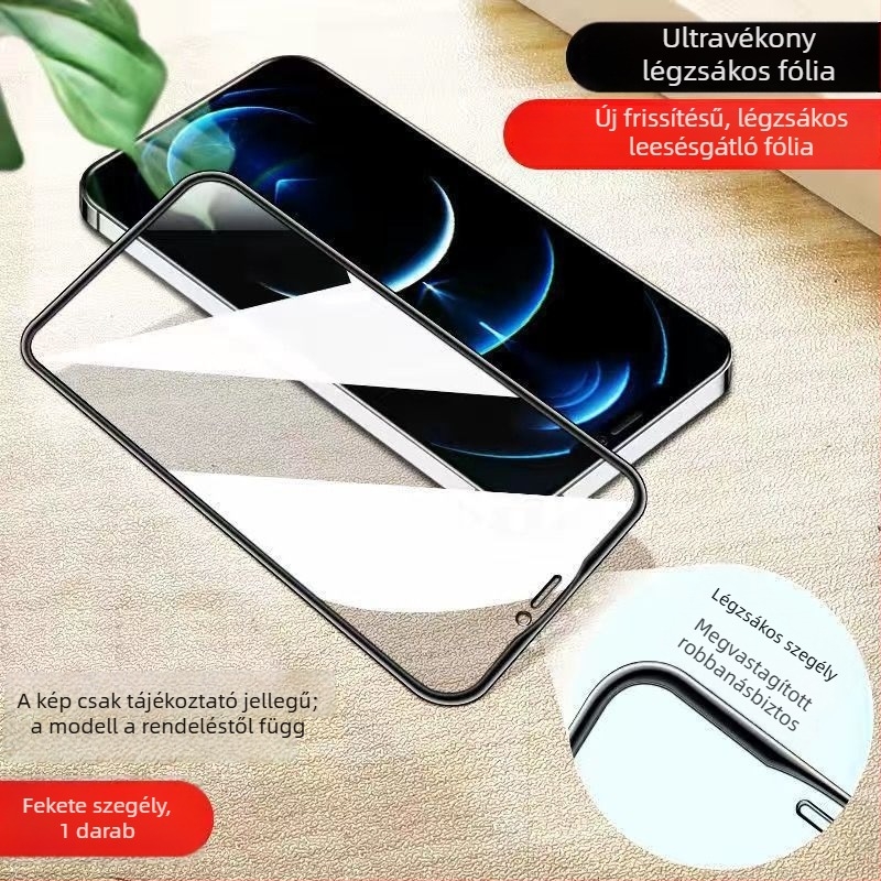 Anti-peep funkcióval és teljes lefedettséggel rendelkező üveg kijelzővédő iPhone X/XR/XS Max és 12/11 Pro modellekhez – HD