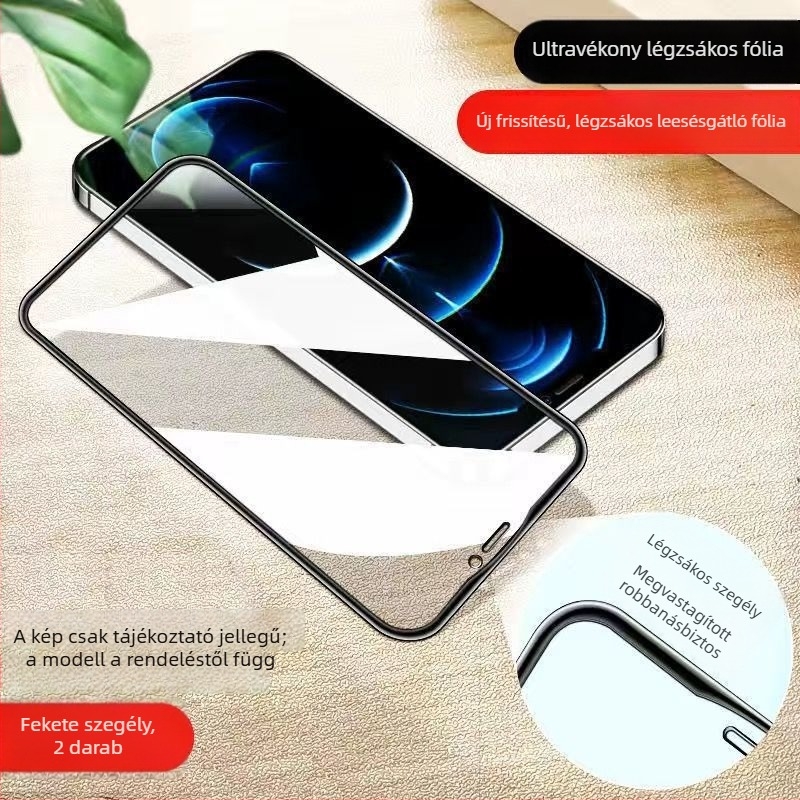 Anti-peep funkcióval és teljes lefedettséggel rendelkező üveg kijelzővédő iPhone X/XR/XS Max és 12/11 Pro modellekhez – HD