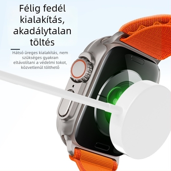 PC védőtok Apple Watch-hoz iWatchs10/8/7/SE-hez integrált képernyővédővel
