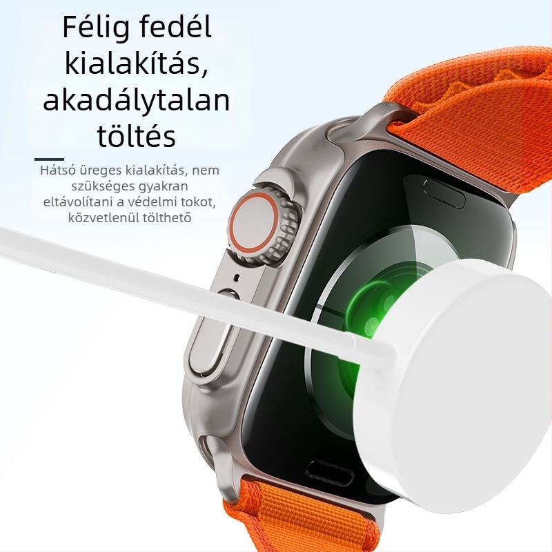 PC védőtok Apple Watch-hoz iWatchs10/8/7/SE-hez integrált képernyővédővel