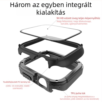 Optimus Prime védőtok Apple Watchhoz, integrált PC+TPU héj