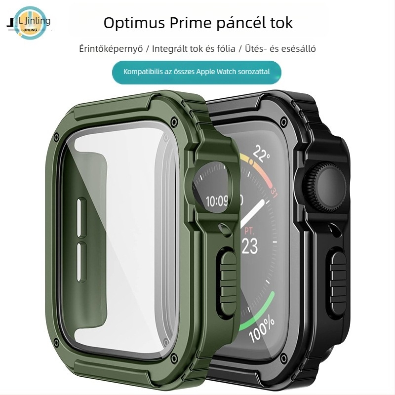 Optimus Prime védőtok Apple Watchhoz, integrált PC+TPU héj