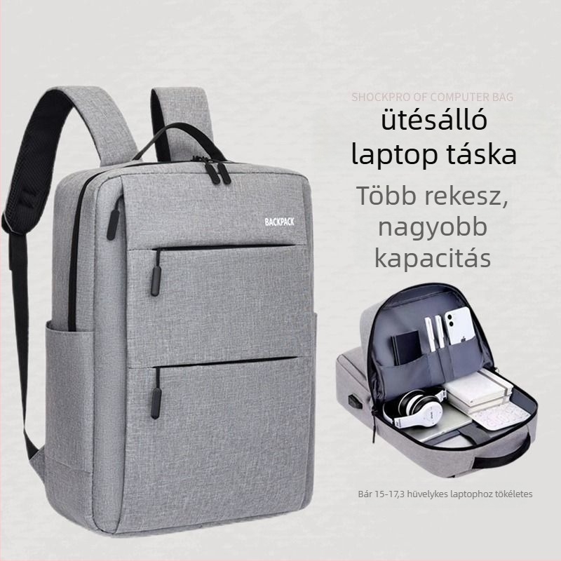 Laptop hátizsák - PU anyag, Oxford bélés, 2025 tavasz kiadás, férfiaknak