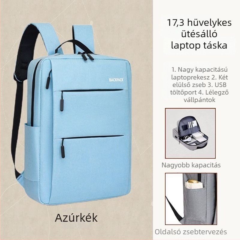 Laptop hátizsák - PU anyag, Oxford bélés, 2025 tavasz kiadás, férfiaknak