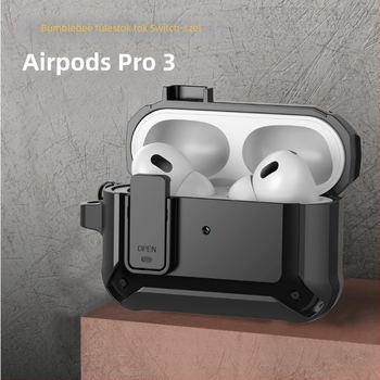 Bumblebee-stílusú kemény tokkal AirPods Pro 3-höz - TPU+PC; injekciós öntés; kompatibil Apple AirPods Pro 3