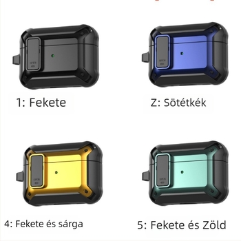 Bumblebee-stílusú kemény tokkal AirPods Pro 3-höz - TPU+PC; injekciós öntés; kompatibil Apple AirPods Pro 3