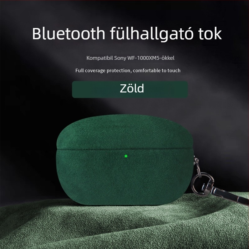 Velúr anyagú védőtok WF-1000XM5-höz — Minden benne, kézzel készített, PC-anyag, testreszabás elérhető, Modell: 21266302016