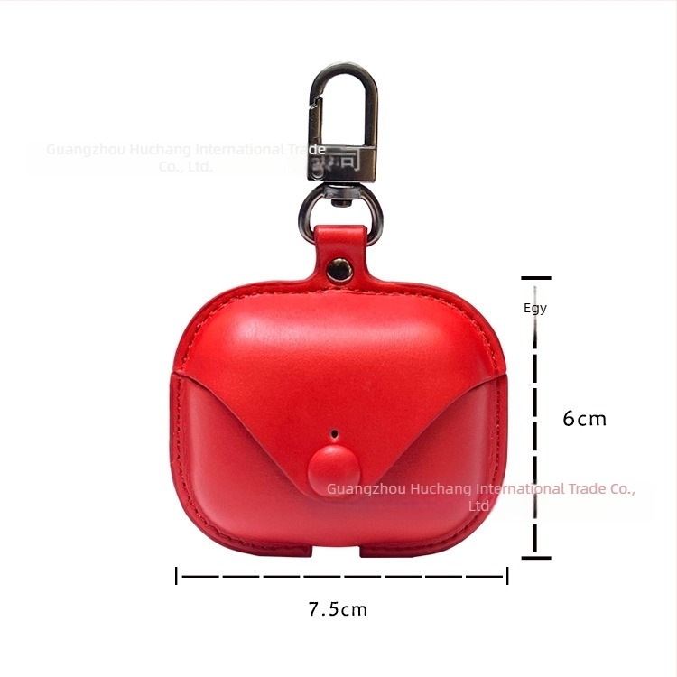 Bőr védőtok AirPods 4 és AirPods Pro 3 számára, kemény héjú védelem
