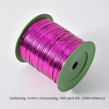 Polipropilén csomagoló kötőszalag – V-0 tűzállóság, kézműves célokra, márka Strength, ragasztó nélküli nyitás, fakulásmentes