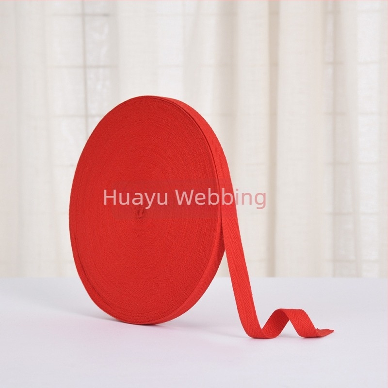 100% pamut szövött szalag herringbone mintával ruházathoz, övekhez, vállszíjakhoz és gallérhoz