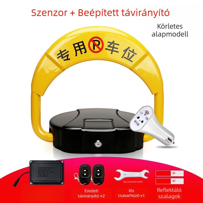 Silver Rainbow Autóparkoló zár, O-típus, vasból, cinkötvözet henger