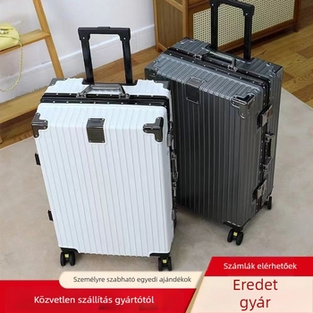 Utazókoffer PC+ABS, univerzális kerekek, húzókarral, 3,5 kg, zár: szokásos kombinációs zár