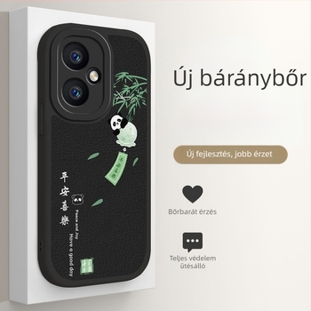 Honor 400 telefontok - báránybőr, matt felület, ütésálló védelem, hőelvezetés, testreszabható