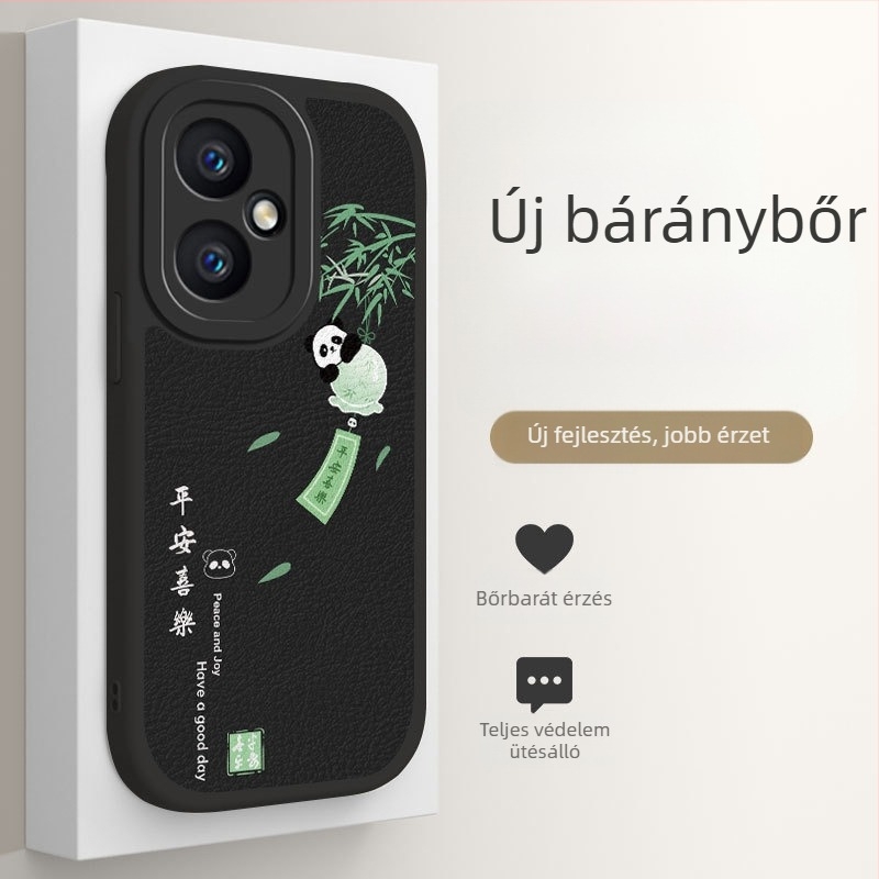 Honor 400 telefontok - báránybőr, matt felület, ütésálló védelem, hőelvezetés, testreszabható