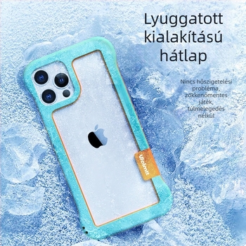 Keret nélküli szilikon tok iPhone 17 Pro és iPhone 16 Pro számára hőelvezető kialakítással