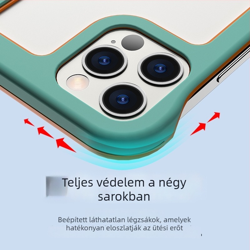 Keret nélküli szilikon tok iPhone 17 Pro és iPhone 16 Pro számára hőelvezető kialakítással