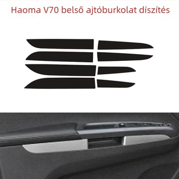 Ditu PVC szénszálas beltéri matricák Haima V70-hez – öntapadós ajtó- és középkonzol dekor