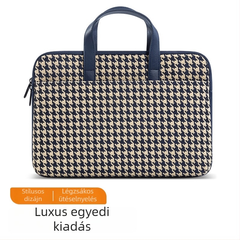 Uniszex laptop táska belső béléssel, 14–16 hüvelyk