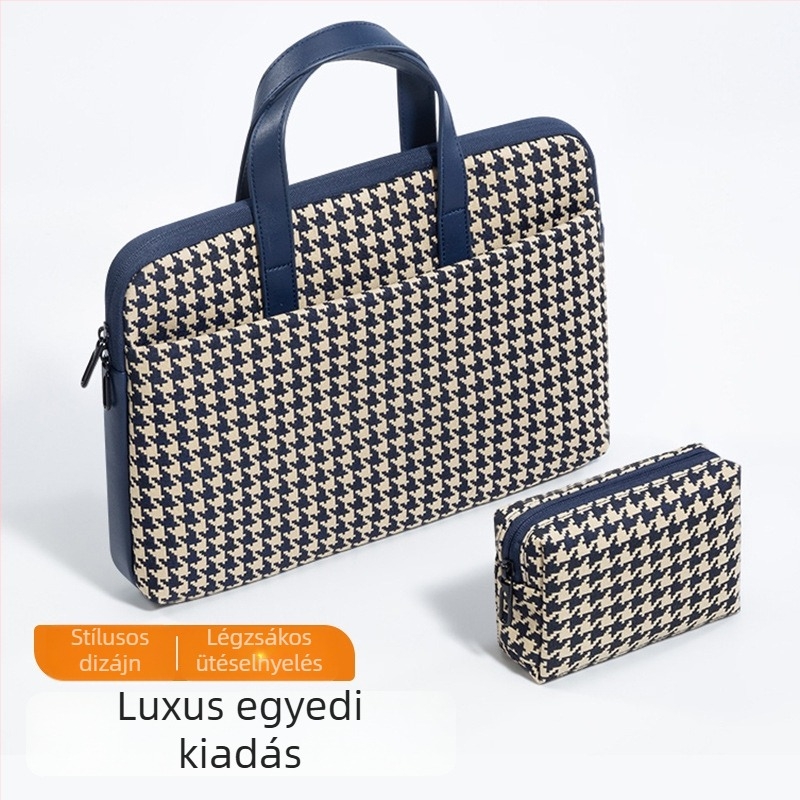 Uniszex laptop táska belső béléssel, 14–16 hüvelyk
