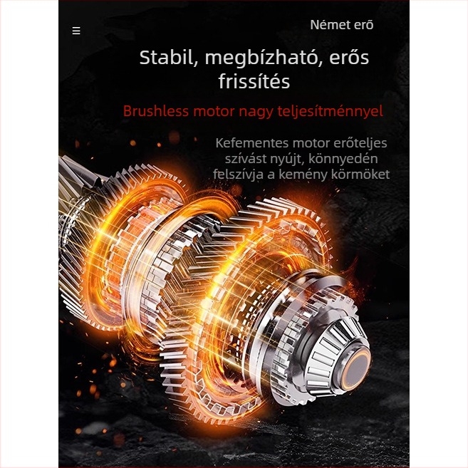 Yi Ju kézi autó porszívó – 18.5V, 150W, 6000Pa, újratölthető, 40 cm kábel