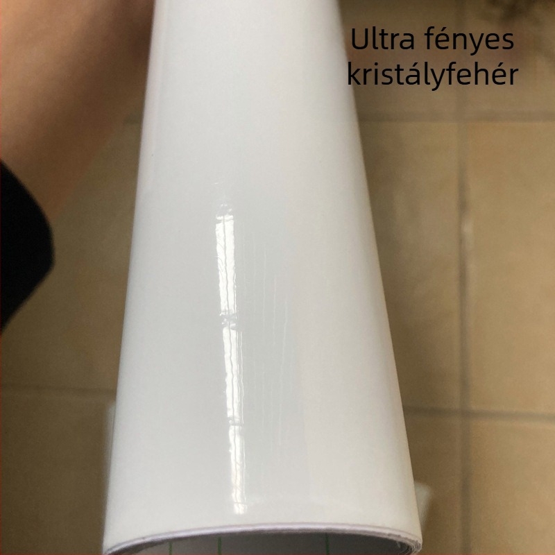 Autóhoz készült szénszálas vinil fólia – belső matricaként, kerámiagyöngyház fehér színváltó fólia