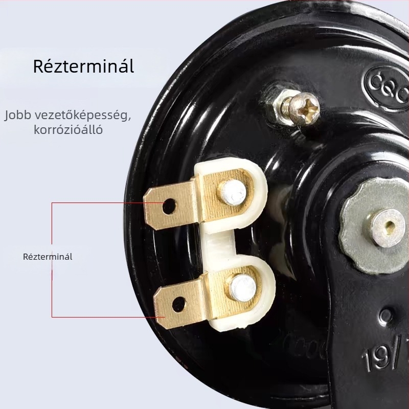 Elektromos autó kürt elektromos járművekhez/motorkerékpárokhoz – kompatibil 12V/48V/60V, impedancia 1Ω, márka Lvee
