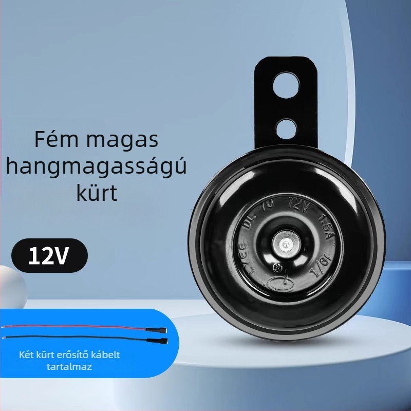Elektromos autó kürt elektromos járművekhez/motorkerékpárokhoz – kompatibil 12V/48V/60V, impedancia 1Ω, márka Lvee