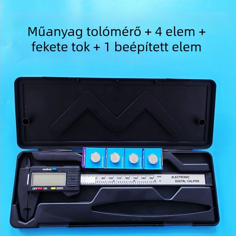 Digitális tolómérő – műanyag kialakítás, háztartási használat, ékszerek mérésére; Márka Hengsheng gong