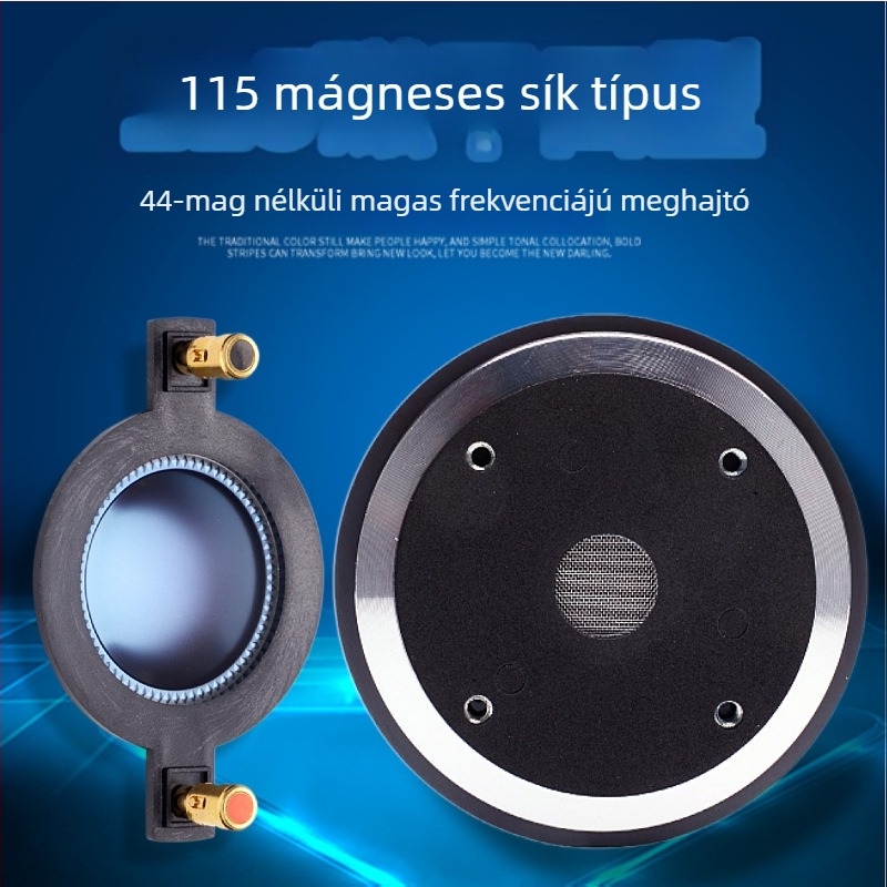 Leidezhu Magas frekvenciás meghajtó – 115 mágnes, 44 magköre, 44.4 hangtekercs, 44.5 membrán
