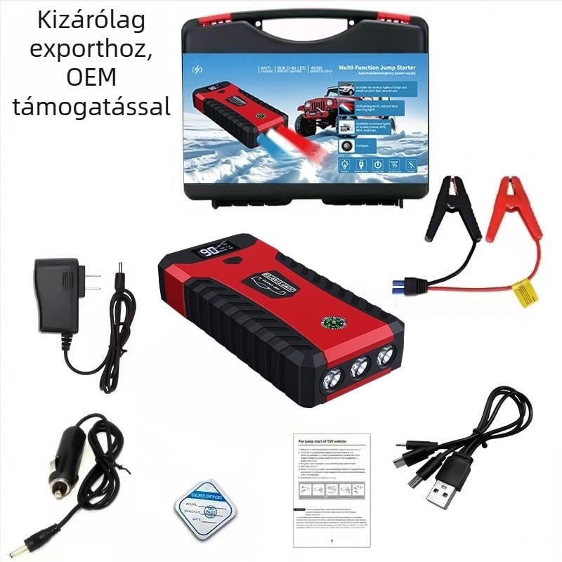 Autóindító, Nagy kapacitás (Bemenet 14.8V, Kimenet 12V, CE/FCC)